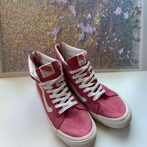 Vans pink zip